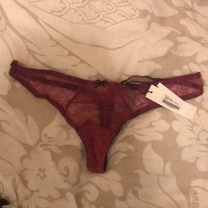 Fleur du Mal lacey thong